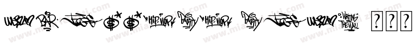 graffiti tags字体转换